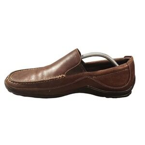 Cole Haan Shoes Mens Size 11.5 Brown Leather Slip On‎ Loafers Casual C04059